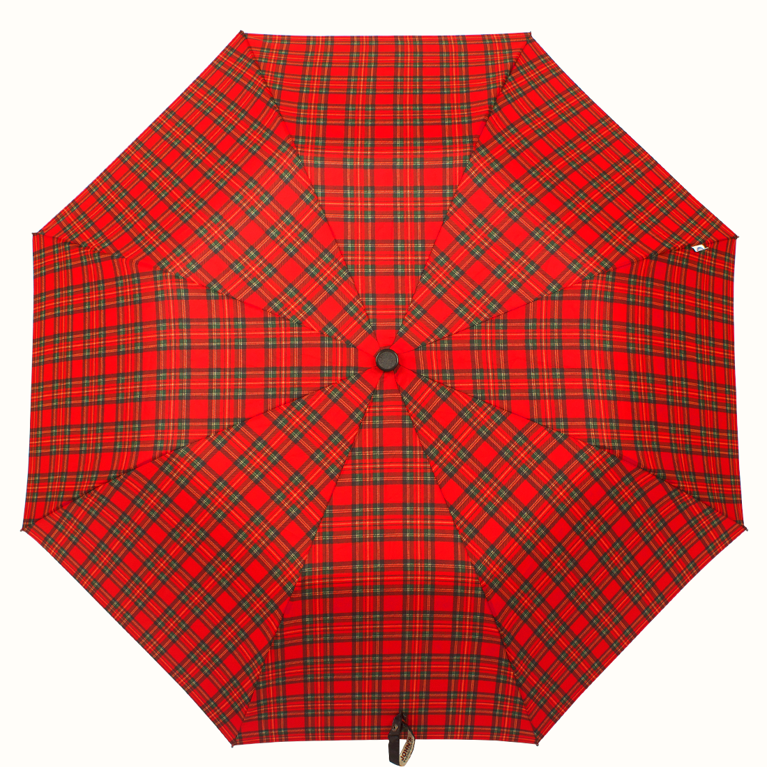 Red check umbrella 