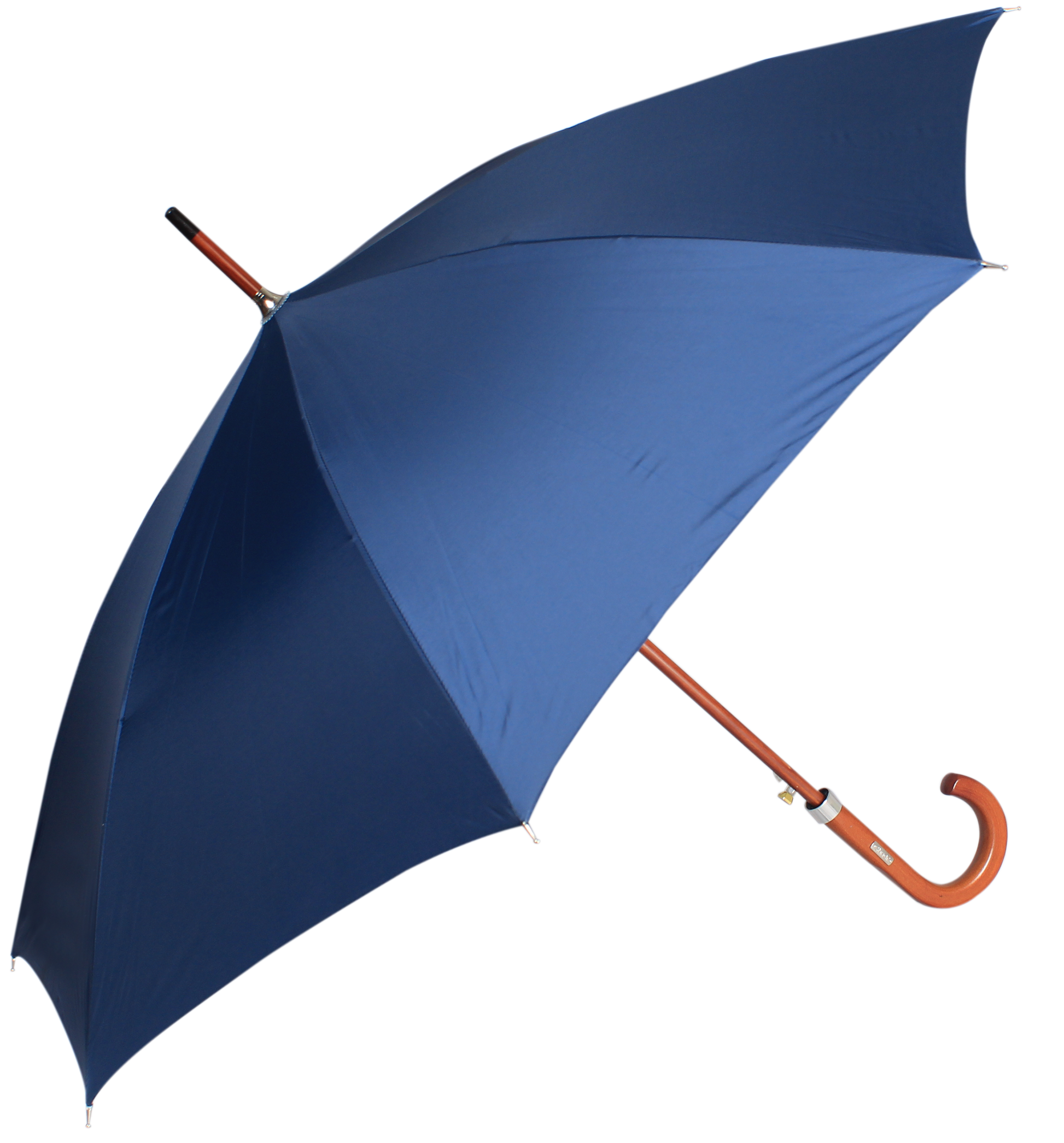 Blue wood king umbrella 