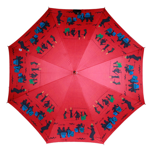 Red umbrella 